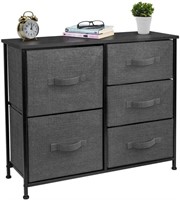 Sorbus Dresser with 5 Drawers Fabric Drawers