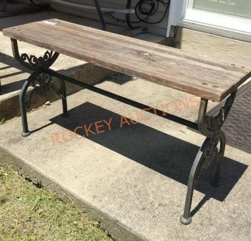 outdoor bench