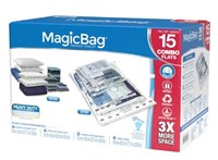 15-Pk MagicBag Vacuum Compression Storage Bag