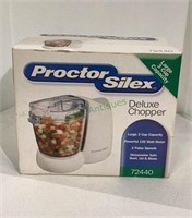 Proctor Silex new in box deluxe chopper with 3 cup