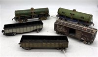 American Flyer Lines Tin Litho Train Cars (5)