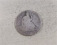1856 seated Liberty half dollar
