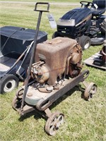 IH 3-5 HP Engine on Cart - Condition Unknown
