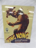 METAL KING KONG SIGN 15.75"T X 11.75"W