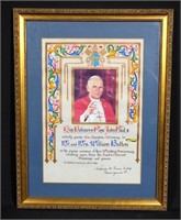 POPE JOHN PAUL II, An Apostolic Blessing