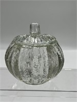 Vintage Avon pumpkin lidded heavy glass