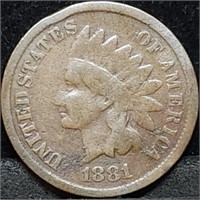 1881 Indian Head Cent