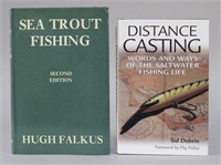 2 Saltwater Fishing & Spin Casting Hardcover Books