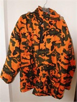 Winchester Orange Camo Hunting Jacket Size XL