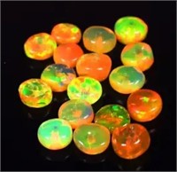 2.94 cts Natural Ethiopian Fire Opal Beads