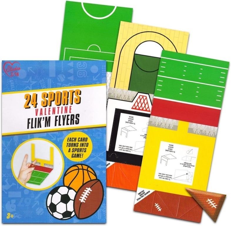 Soccer Valentines Cards for Boys, Kids  Sports Val