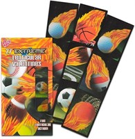 Soccer Valentines Cards for Boys, Kids - 51 Pc Bun