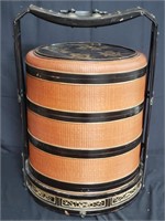 Antique tiered wedding basket