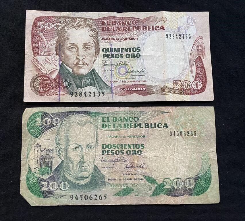 Group of Foreign Currency - Colombia