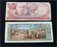 Group of Foreign Currency - Costa Rica