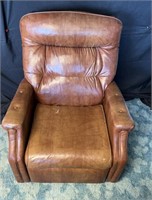 Brown Leather Reclining Chair