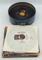 (ST) Vtg 45 Rpm Records. Peter Frampton, KC & the