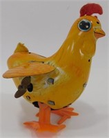 Vintage Tin Wind-Up "Waddling Chicken"; Made in