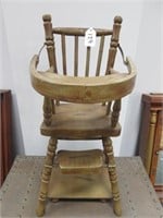 Vintage Baby Doll Highchair