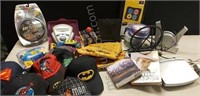 Games, hats, softball glove, dvd-r, misc...