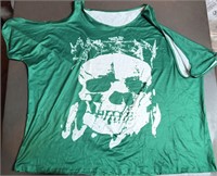 5XL Womens Skull Summer Shirt (New)