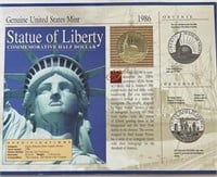 1986S Proof Statue of Liberty Half Dollar