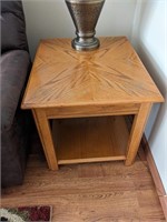 Pair of End Tables w/ Oak Tone Finish