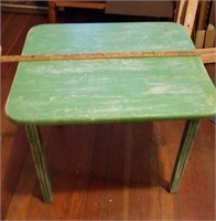 Small Green Primitive Style Tables