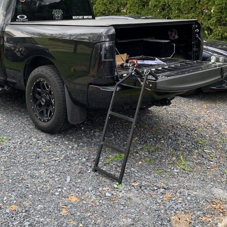 FASTCHE Universal Tailgate Ladder for Pickup Trucs