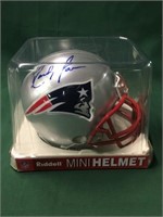 Signed Randy Moss Riddell Mini Helmet