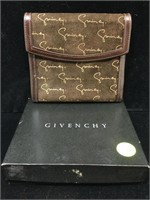 Vtg Givenchy Signature Suede Indexer Wallet w/
