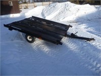 Snowmobile/Utility trailer, not plated