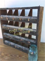 Small wooden hardware store  cubby