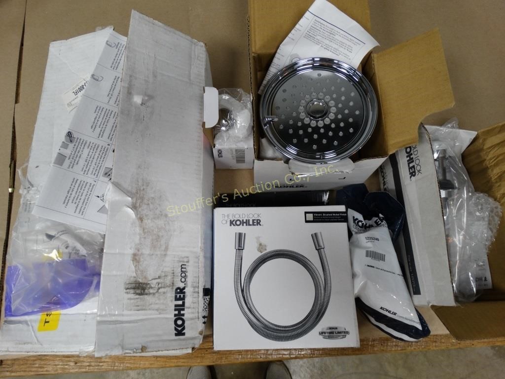 Kohler Misc lot - Multi function shower head,