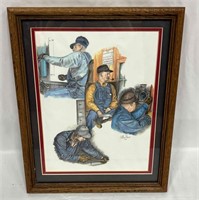 J. Allen Gruen Framed Print 1983