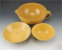 Lot # 3859 - Yellow ware batter pitcher (chip