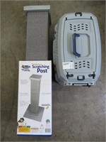 SMALL PET CARRIER - BLANKET - SCRATCHING POST