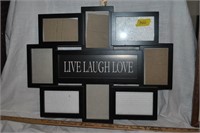 live laugh love picture frame