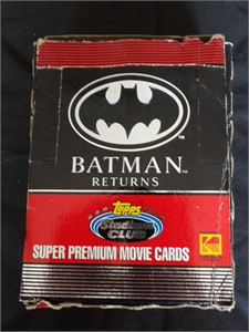 1992 Topps Batman Returns Wax Box 36 Sealed Packs
