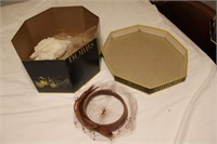 Vintage hat and hat box