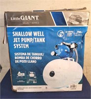 Little Giant Shallow Well Jet Pump/Tank System