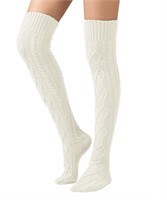 (new) 1 pair SherryDC Women's Cable Knit Thigh