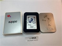 Windy Pinup Girl Zippo Lighter Sealed with Case