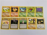 (10) Vintage Pokemon Common Cards