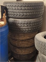 Lot 18 Random Tires different sizes