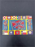 1965 confederate states post card