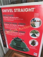 Swivel straight Christmas tree stand in box