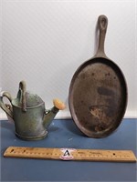 Cast Iron Skillet & Cast Iron Watering Can Door