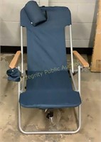 Rio Mini Navy Blue Folding Lawn Chair