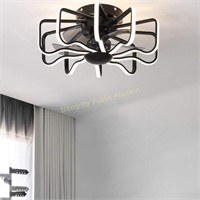 Edsim Modern 23" Ceiling Fan Black $258 Retail